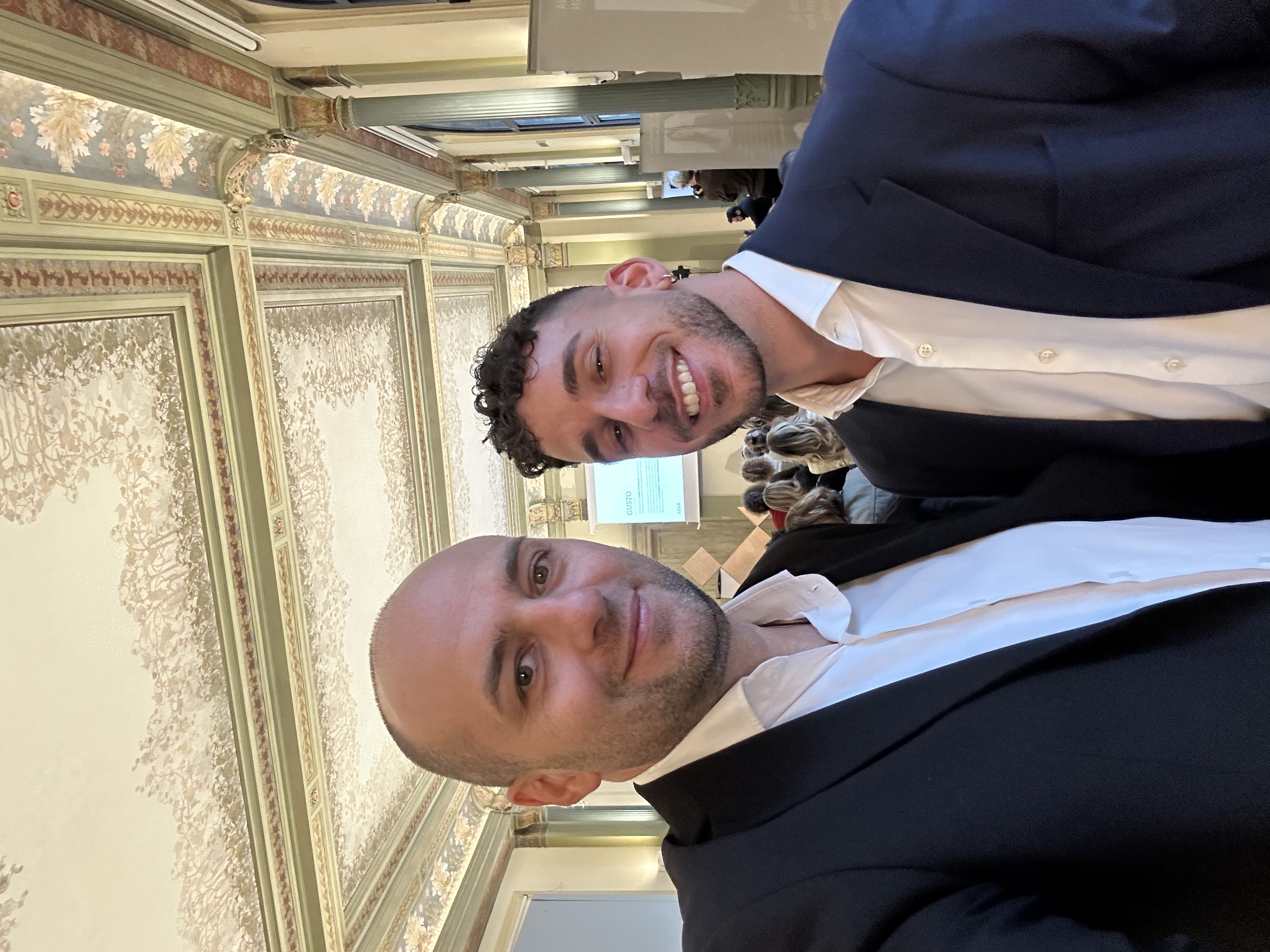 Emanuele Caramazza e Federico Mantuano a un evento
